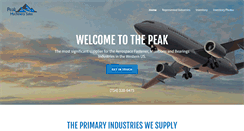 Desktop Screenshot of peakmachinerysales.com